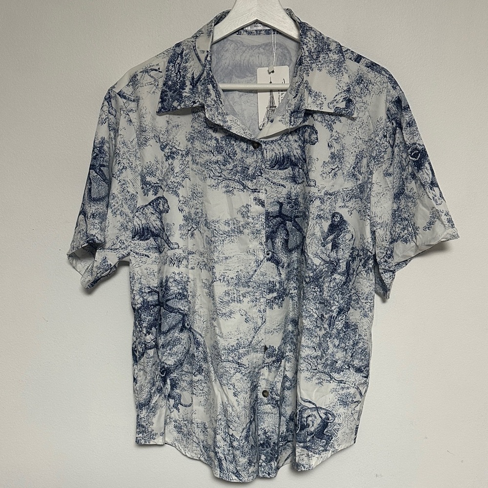 Blue and White Short and Shirt sets